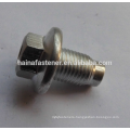 Zinc-Plate Hex Head Flange Bolt With Dog Point
